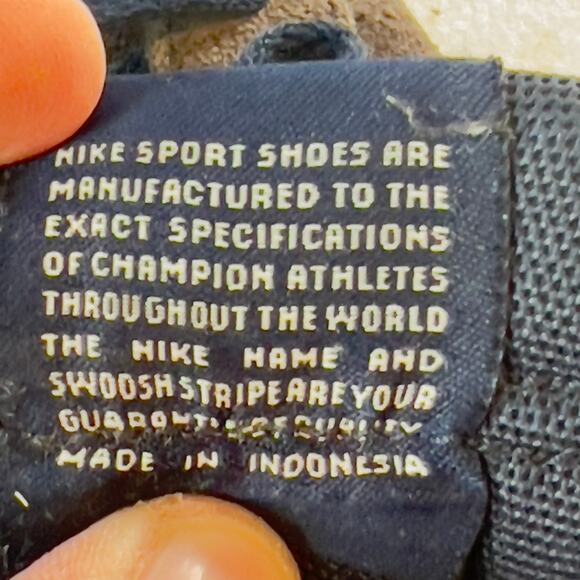 Low Top Sneakers Nike Men's 9 Blazer Grey Suede Navy Swoosh Style # AJ9516-400 - Picture 5 of 11